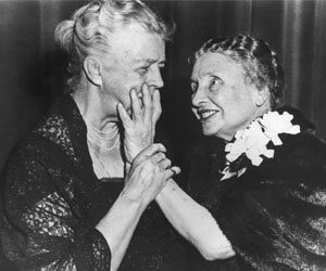 Helen Keller et Eleanor Eisenhower