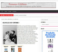 Biographie d'Helen Keller sur Femmes Célèbres