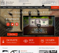 Site Helen Keller Foundation (en anglais)