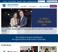 Site Helen Keller International (en anglais)